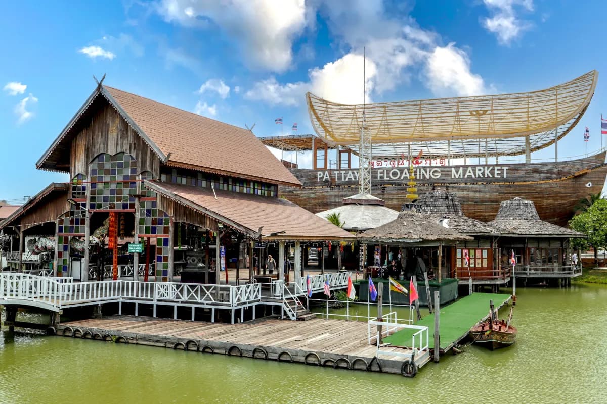 The Pattaya Floating Market in Thailand