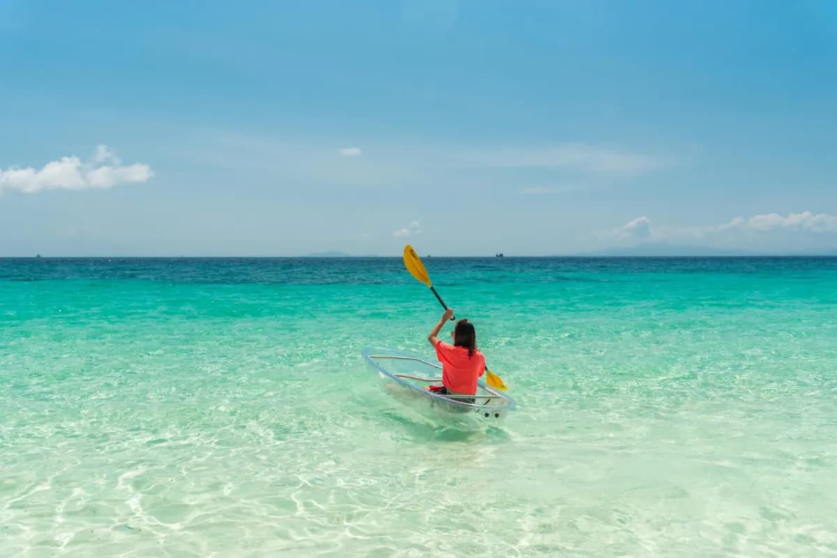 kayaking in lakshadweep