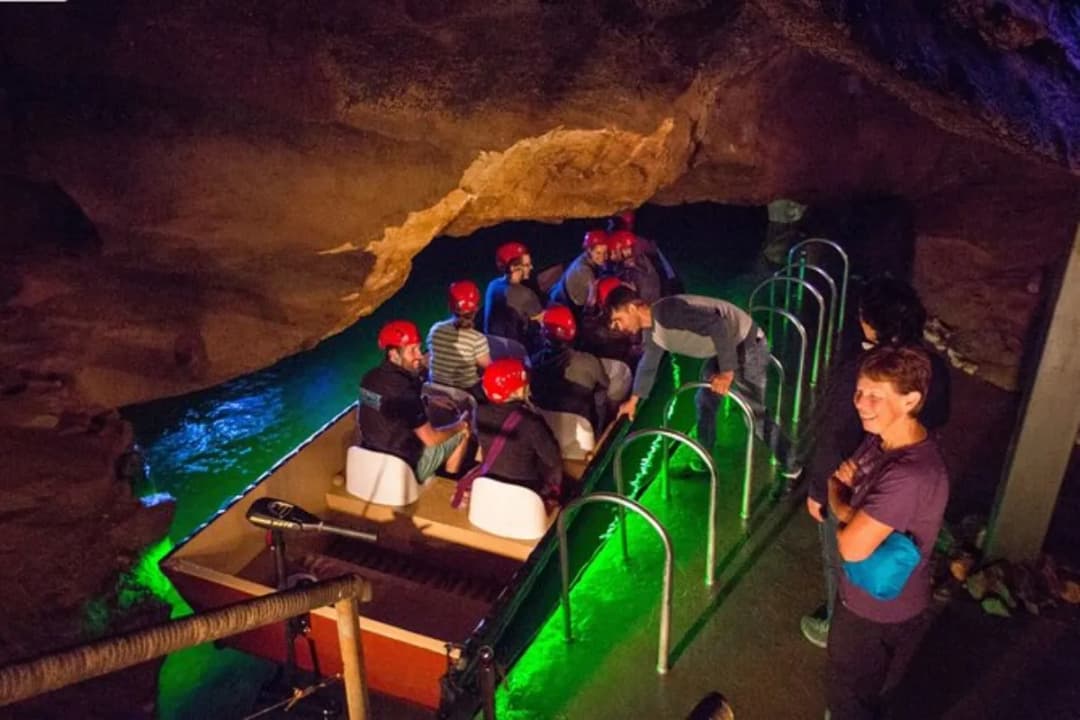 Boat Ride on Underground River