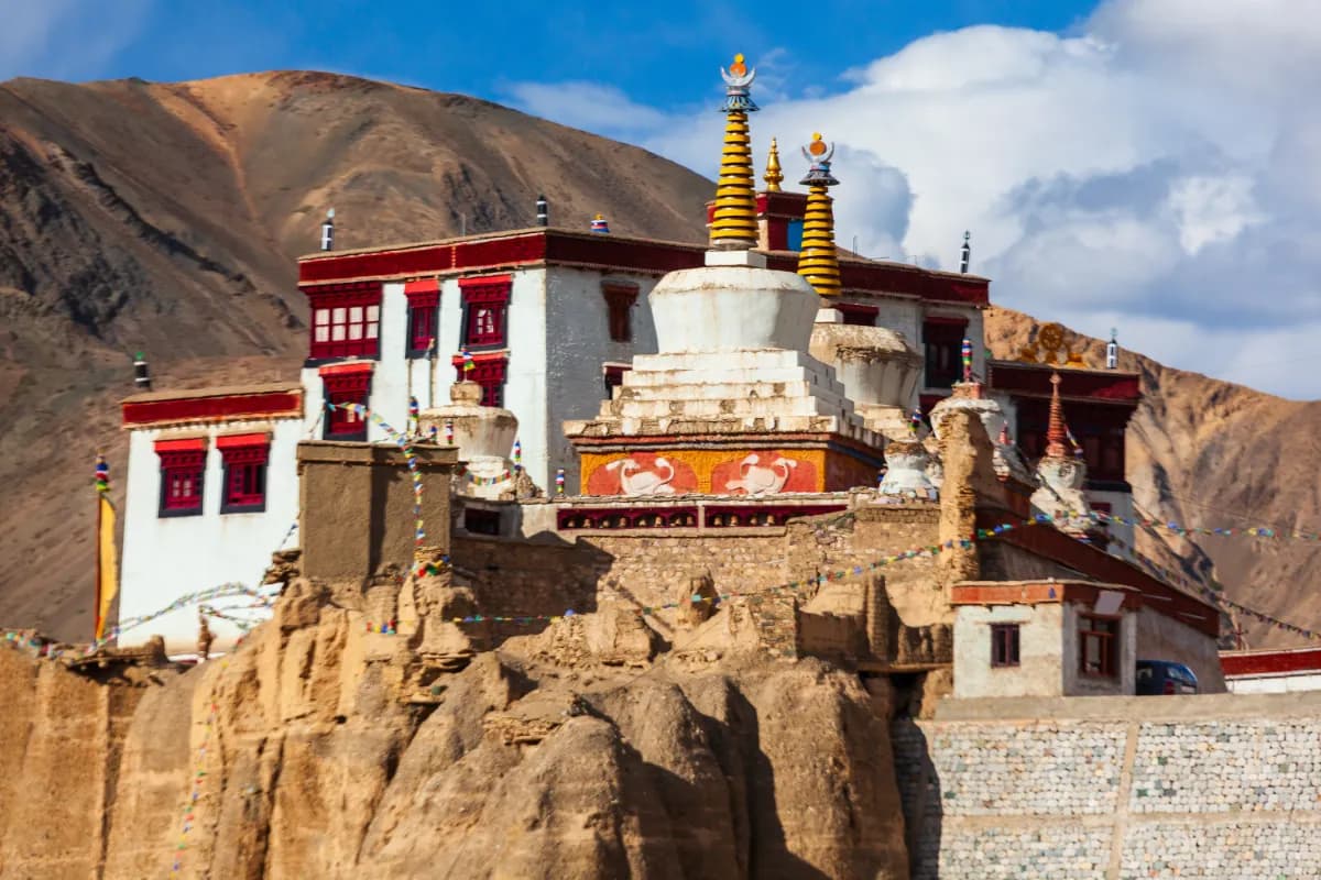 Lamayuru Monastery in Lamayuru village in Ladakh, north India