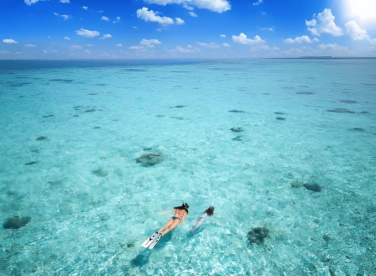 Snorkeling at Maldives